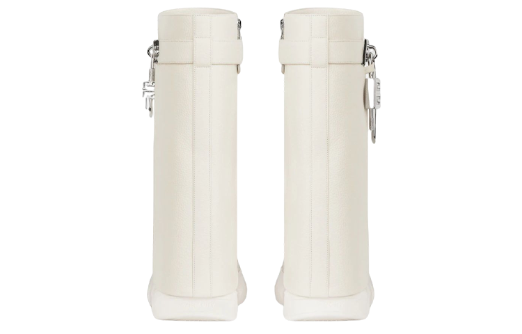Purchase (W) But Butang Tinggi Givenchy Shark Lock 'Kulit Putih' BE603SE1AZ-250