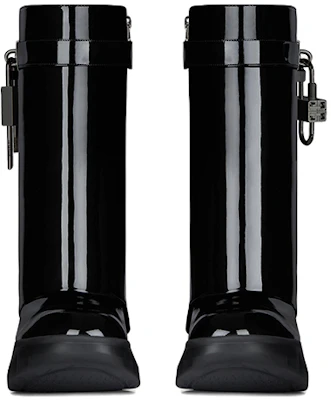 (W) Givenchy Shark Lock Biker Boots 'Kulit Hitam Polisi' BE603SE1FT-001 Lookbook (W) Givenchy Shark Lock Biker Boots 'Kulit Hitam Polisi' BE603SE1FT-001