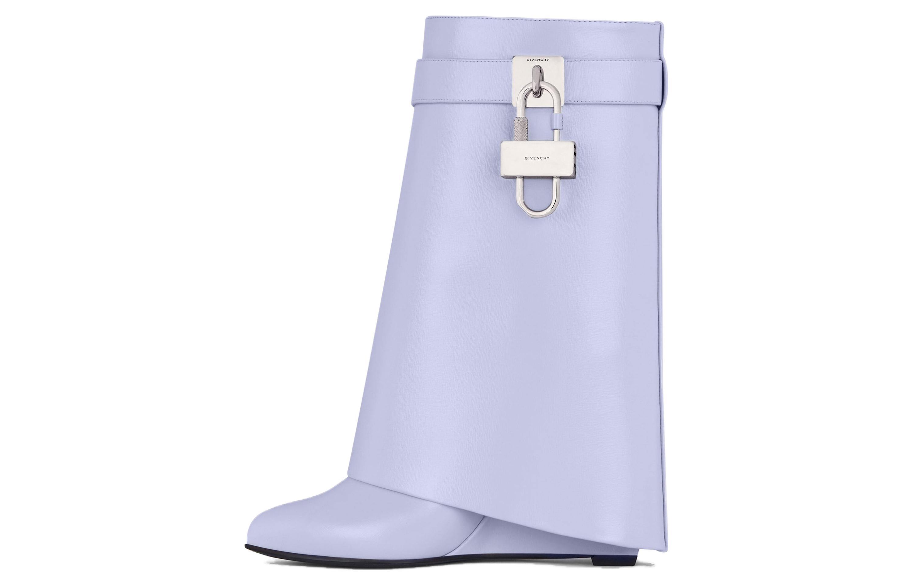 (Women) Givenchy Shark Lock Biker Ankle Boot 'Lavender' BE603KE1KP-532