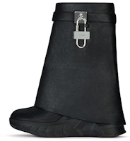 (Women) Givenchy Shark Lock Biker Boots 'Black Grain Leather' BE603SE1AZ-001 (Women) Givenchy Shark Lock Biker Boots 'Black Grain Leather' BE603SE1AZ-001