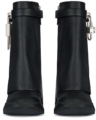 (Women) Givenchy Shark Lock Biker Boots 'Black Grain Leather' BE603SE1AZ-001 Lookbook (Women) Givenchy Shark Lock Biker Boots 'Black Grain Leather' BE603SE1AZ-001