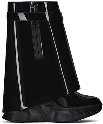 (Women) Givenchy Shark Lock Biker Boots 'Black Patent Leather' BE603SE1FT-001 Order (Women) Givenchy Shark Lock Biker Boots 'Black Patent Leather' BE603SE1FT-001