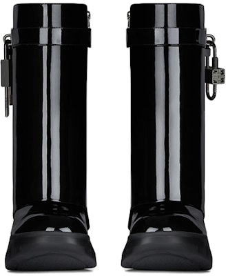 (Women) Givenchy Shark Lock Biker Boots 'Black Patent Leather' BE603SE1FT-001 Lookbook (Women) Givenchy Shark Lock Biker Boots 'Black Patent Leather' BE603SE1FT-001