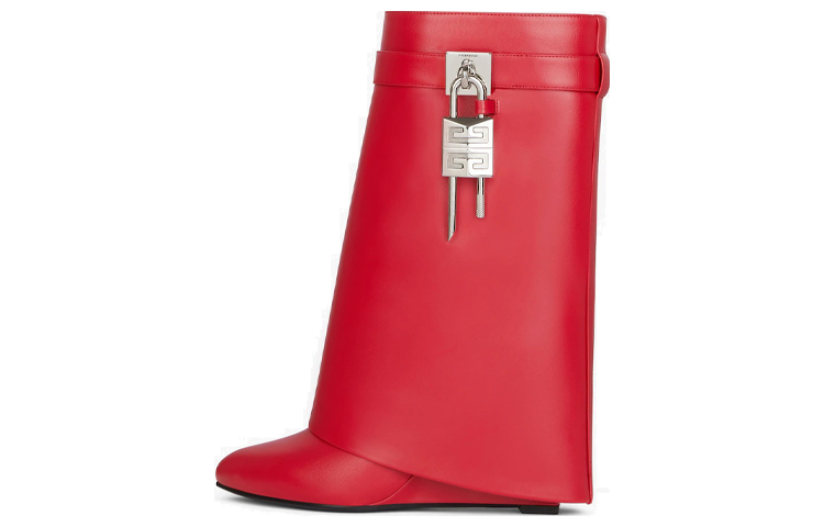 (W) Givenchy Shark Lock Boot 'Red'