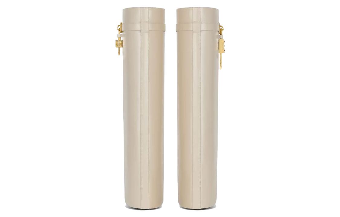 (W) Givenchy Shark Lock Boots 'Beige' 圖 4