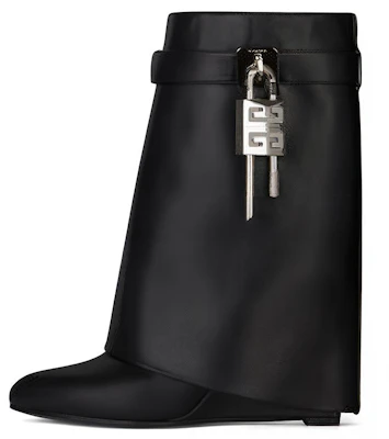 (Women) Givenchy Shark Lock Boots 'Black Leather' BE602RE147-001 Buy (Women) Givenchy Shark Lock Boots 'Black Leather' BE602RE147-001