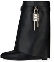 (Women) Givenchy Shark Lock Boots 'Black Leather' BE602RE147-001 (Women) Givenchy Shark Lock Boots 'Black Leather' BE602RE147-001