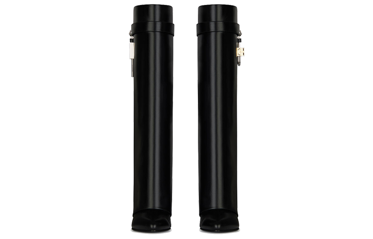 (W) Givenchy Shark Lock Boots 'Black Plain' 圖 3