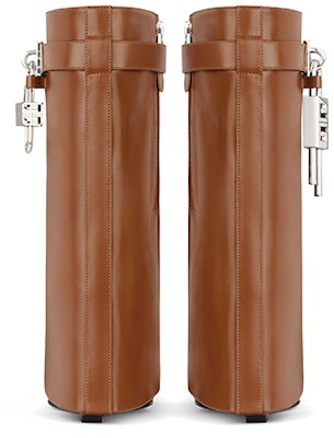 (Women) Givenchy Shark Lock Boots 'Brown Leather' BE603KE180-204 Shop (Women) Givenchy Shark Lock Boots 'Brown Leather' BE603KE180-204
