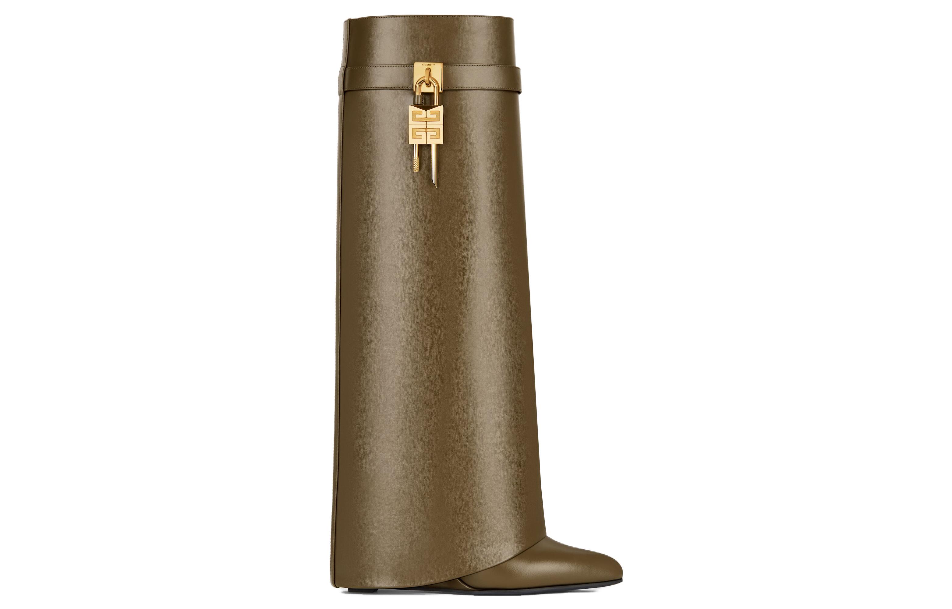 (W) Givenchy Shark Lock Boots 'Yellow Leather' 圖 2