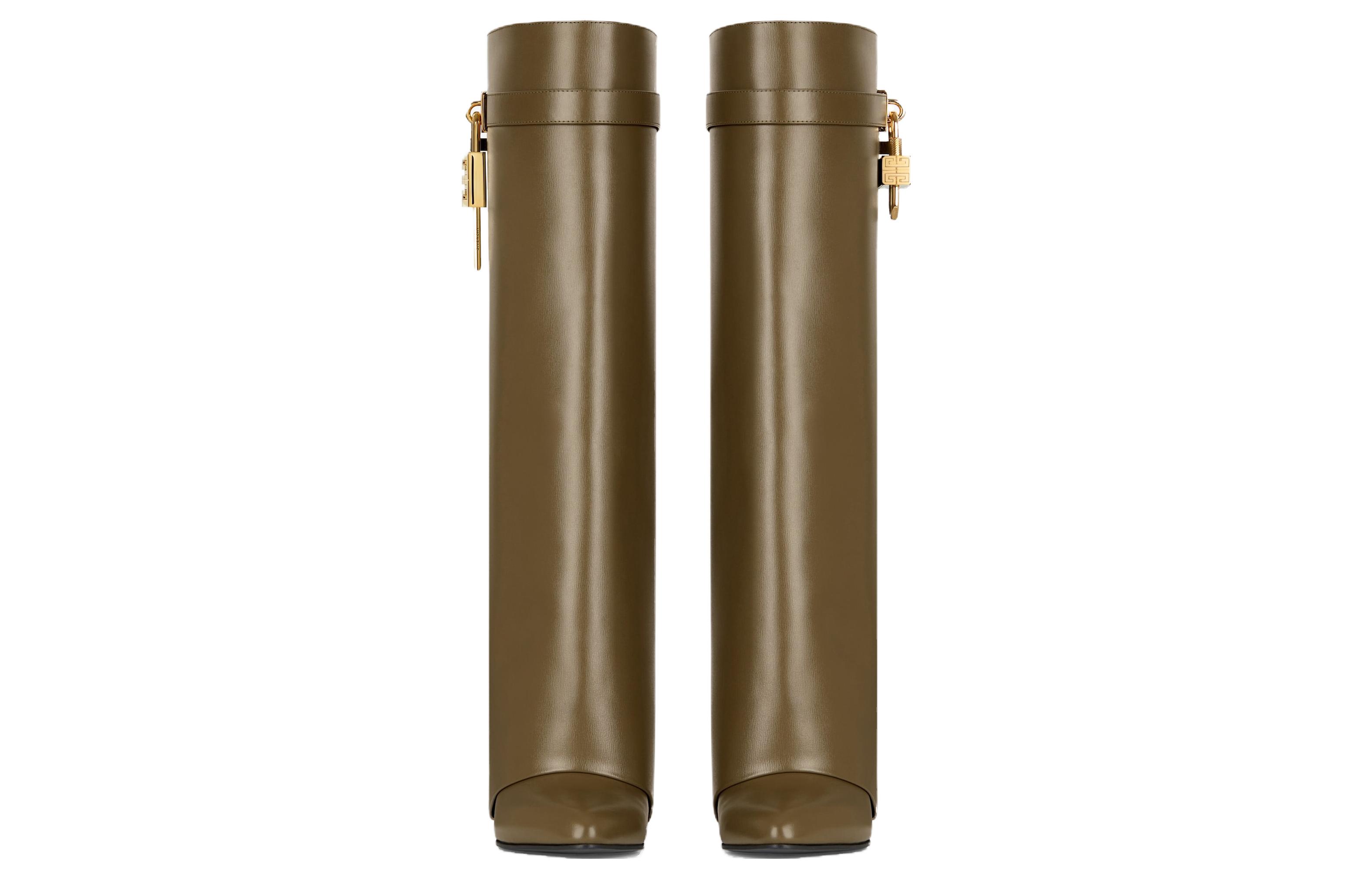 (W) Givenchy Shark Lock Boots 'Yellow Leather' 圖 3