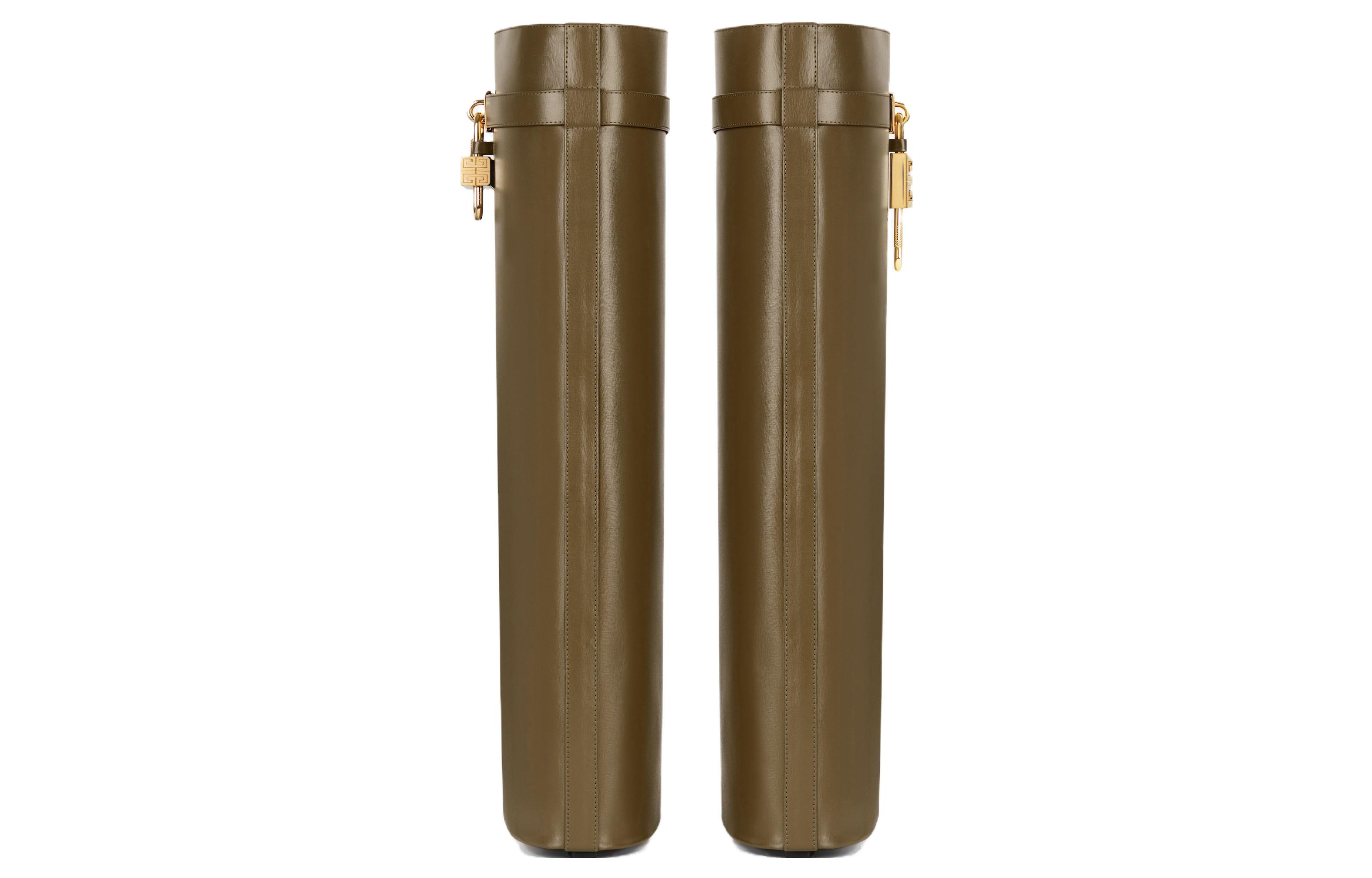 (W) Givenchy Shark Lock Boots 'Yellow Leather' 圖 4