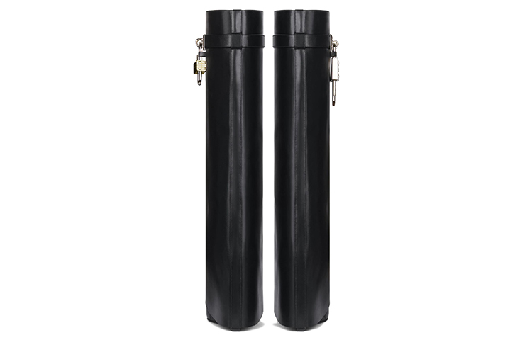 (W) Givenchy Shark Lock High-Top Boots 'Black Leather' 圖 6