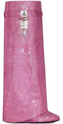 (Women) Givenchy Shark Lock High-Top Boots 'Satin Pink Crystal' BE702EE1SJ-652 Order (Women) Givenchy Shark Lock High-Top Boots 'Satin Pink Crystal' BE702EE1SJ-652
