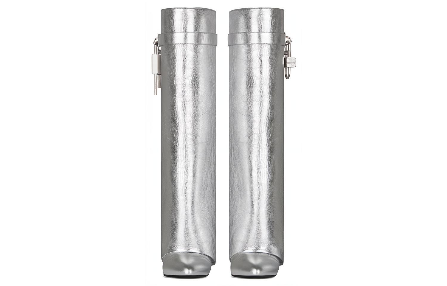 (W) Givenchy Shark Lock Pant Boot 'Silver' 圖 3