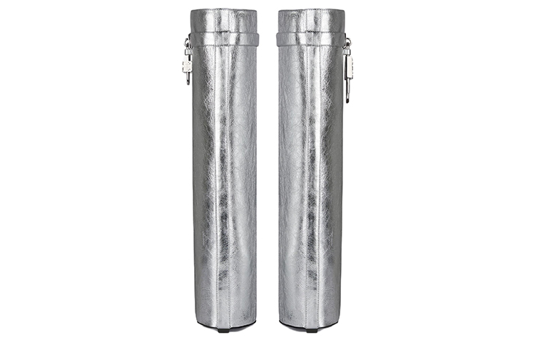(W) Givenchy Shark Lock Pant Boot 'Silver' 圖 5