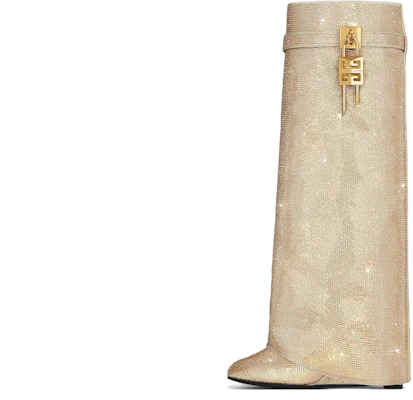 (W) 纪梵希Shark Lock高筒靴‘亚麻金’ BE702EE1XG-714 Buy (W) 纪梵希Shark Lock高筒靴‘亚麻金’ BE702EE1XG-714