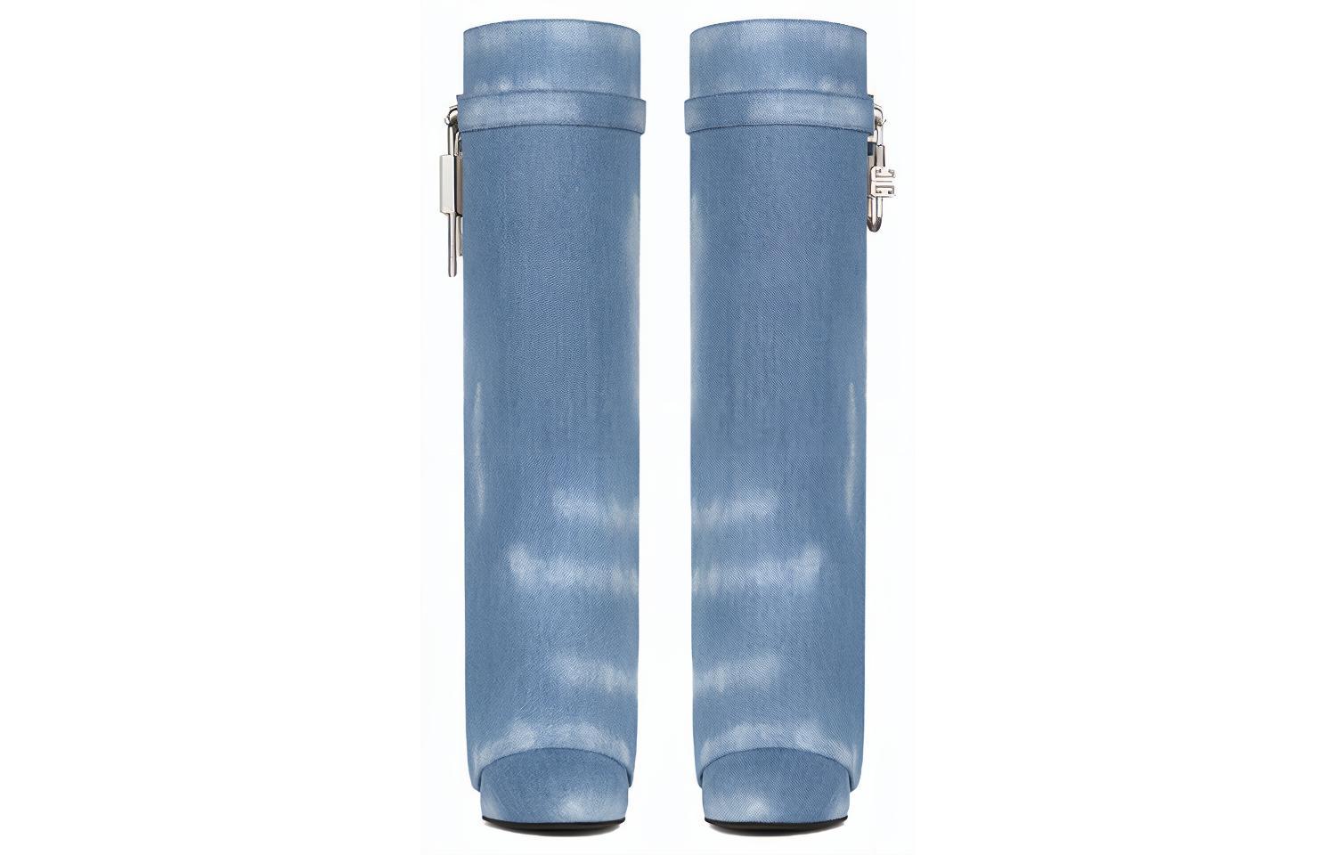 (W) Givenchy Shark Lock High Top 'Denim Blue' 圖 3