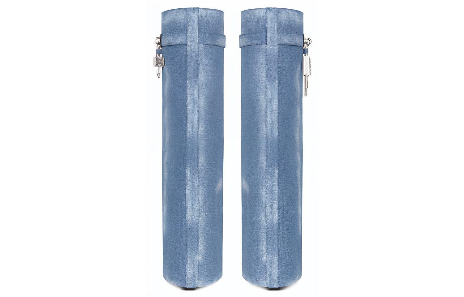 (W) Givenchy Shark Lock High Top 'Denim Blue' 圖 4