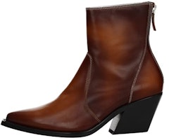 (Women) Givenchy Short Boot 'Retro Leather Chunky Heel Brown' BE600XE0EH-200 (Women) Givenchy Short Boot 'Retro Leather Chunky Heel Brown' BE600XE0EH-200