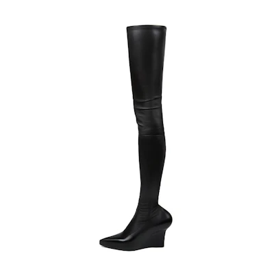 (W) Givenchy Show High-Top Sneaker 'Black Elastic Thick Sole'