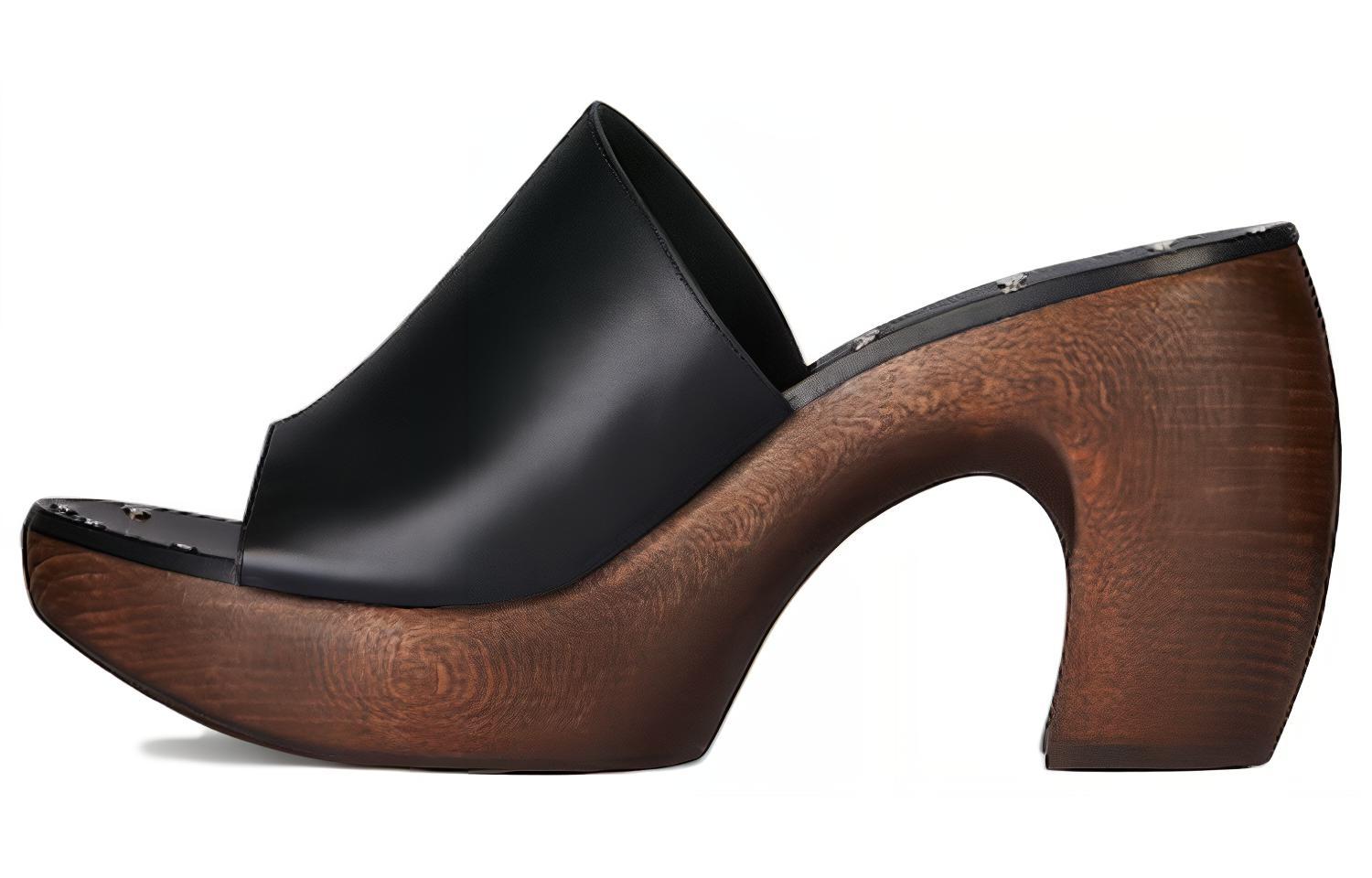 Buy (Women) Givenchy Slide-On Chunky Heel Sandal 'Black Fashion' BE3089E1U3-001