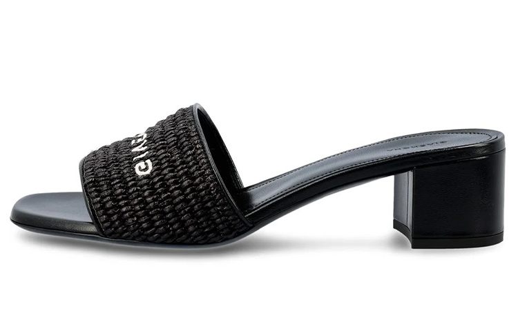 (W) Givenchy Slide 'Black Open-Toe'