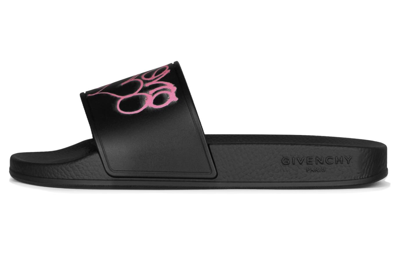 (Women) Givenchy Slide 'Black Open-Toe Comfort' BE3076E1Y1-024