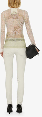 (W) Givenchy Slim-Fit Jeans Putih Distressed BW50QH50N0-100 Purchase (W) Givenchy Slim-Fit Jeans Putih Distressed BW50QH50N0-100