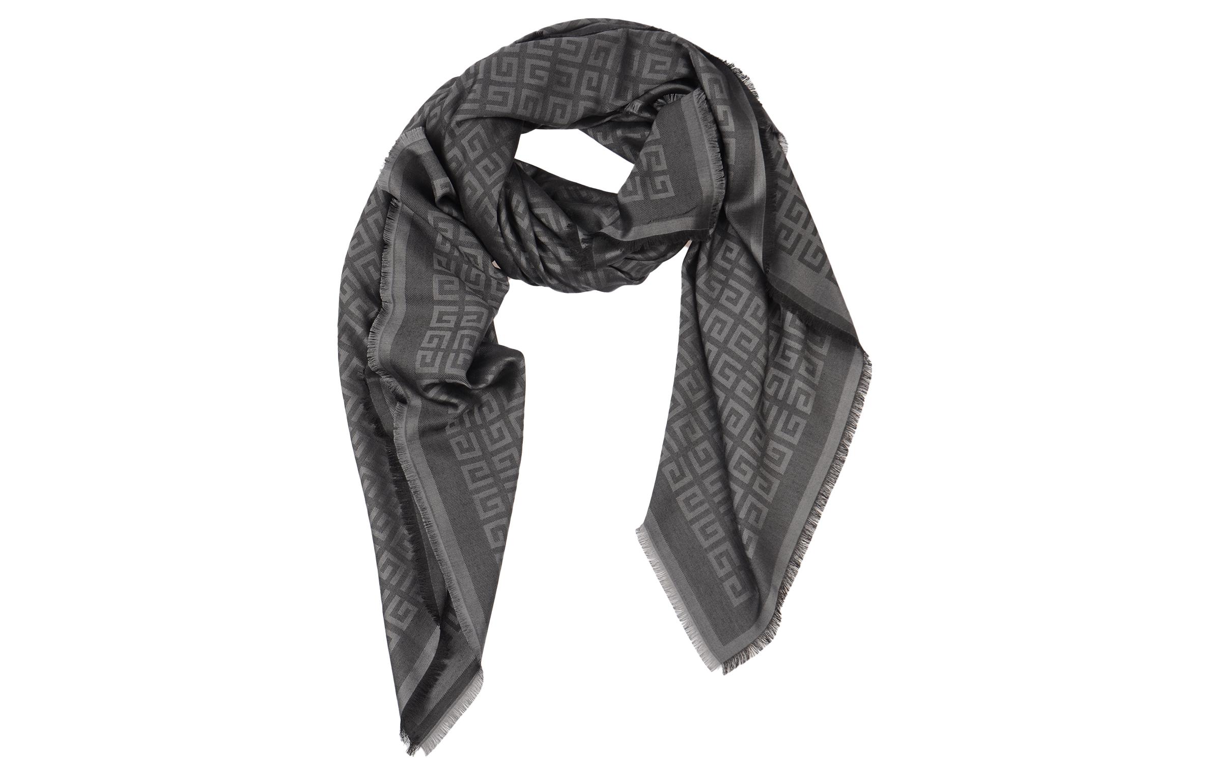 Lookbook (W) Givenchy Selendang Lembut Wanita Warna Kelabu Gelap GW1414J50472