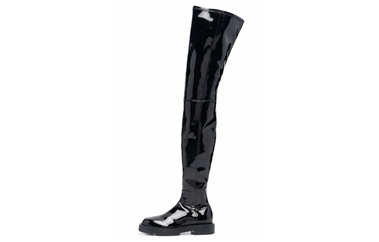 Buy (W) Bota Alta Cuadrada Givenchy 'Negra' BE701SE133-001