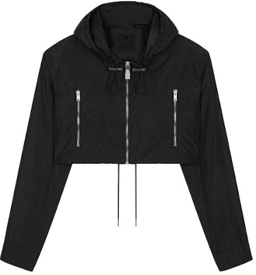 (W) ジバンシィ SS21 ブラック レタープリント ショートフードジャケット BW00C813RV-001 Buy (W) ジバンシィ SS21 ブラック レタープリント ショートフードジャケット BW00C813RV-001