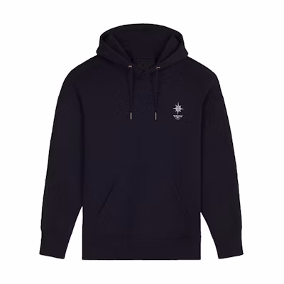 (Women) Givenchy SS21 Black Pullover Hoodie with Front Logo. BWJ01Z3Z57-001