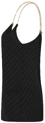 (W) ジバンシィ SS21 ブラック ソリッド チェーンストラップ ドレス BW60SL12JB-001 Shop (W) ジバンシィ SS21 ブラック ソリッド チェーンストラップ ドレス BW60SL12JB-001