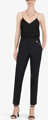 (W) ジバンシィ SS21 ブラック ソリッド チェーンストラップ ドレス BW60SL12JB-001 Purchase (W) ジバンシィ SS21 ブラック ソリッド チェーンストラップ ドレス BW60SL12JB-001