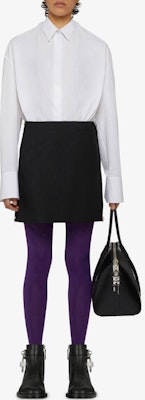 (W) ジバンシィ SS21 ウール ジップ ミニ Aライン スカート ブラック BW40H113QB-001 Lookbook (W) ジバンシィ SS21 ウール ジップ ミニ Aライン スカート ブラック BW40H113QB-001