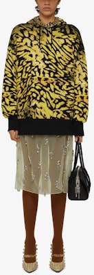 (W) 지방시 SS21 여성용 옐로우 패턴 루즈핏 후디. BWJ01Z3Z52-003 Lookbook (W) 지방시 SS21 여성용 옐로우 패턴 루즈핏 후디. BWJ01Z3Z52-003