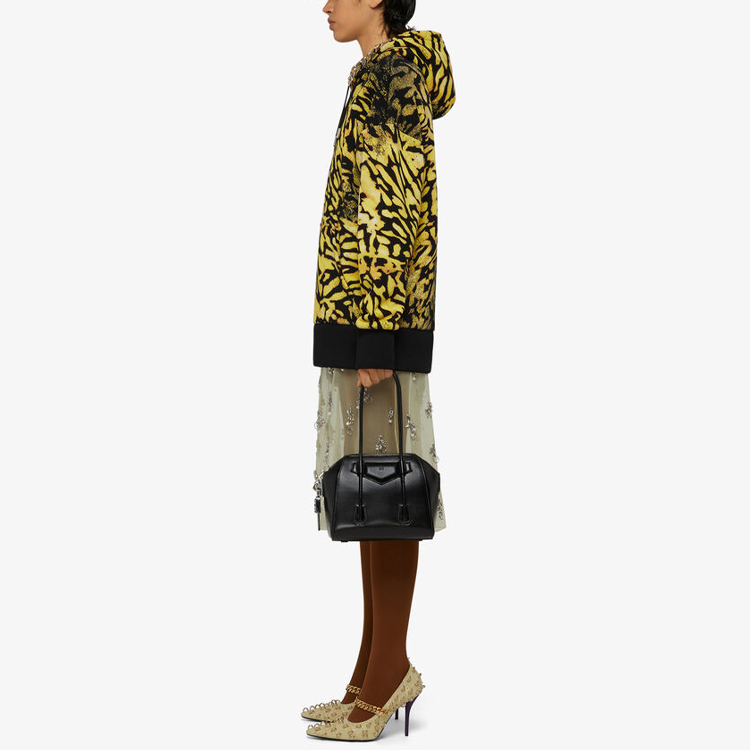 Purchase (W) 지방시 SS21 여성용 옐로우 패턴 루즈핏 후디. BWJ01Z3Z52-003