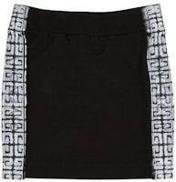 (Women) Givenchy SS22 Black A-Line Skirt with Side Logo Print Tape. BW40JW30RY-001 (Women) Givenchy SS22 Black A-Line Skirt with Side Logo Print Tape. BW40JW30RY-001