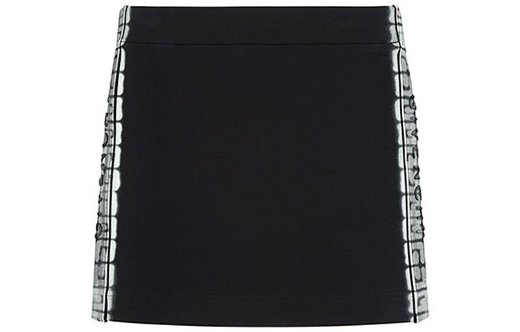 Order (W) Givenchy Rok Hitam A-Line SS22 dengan Logo Tape Samping. BW40JW30RY-001