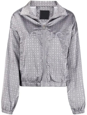 (W) Givenchy SS22 灰色全拉鍊徽標運動外套. BW00CS140F-057 Order (W) Givenchy SS22 灰色全拉鍊徽標運動外套. BW00CS140F-057