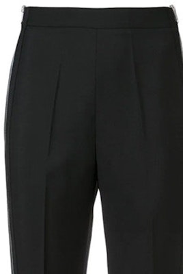 (W) 지방시 SS22 하이웨이스트 사이드지퍼 스트레이트 팬츠 블랙 BW507B10EA Sizing (W) 지방시 SS22 하이웨이스트 사이드지퍼 스트레이트 팬츠 블랙 BW507B10EA