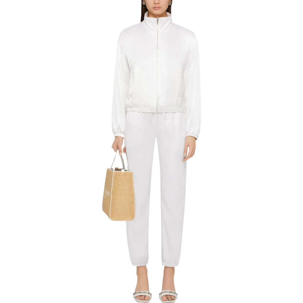 Shop (W) ジバンシィ SS22 リバーシブル ジョガー ニットパンツ ホワイト BW50UD141A-100