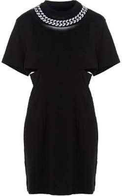 (W) 纪梵希 SS22 链条装饰短袖连衣裙 女士 黑色 BW21853Z7Y-001 Buy (W) 纪梵希 SS22 链条装饰短袖连衣裙 女士 黑色 BW21853Z7Y-001