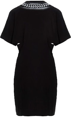 (W) 纪梵希 SS22 链条装饰短袖连衣裙 女士 黑色 BW21853Z7Y-001 Lookbook (W) 纪梵希 SS22 链条装饰短袖连衣裙 女士 黑色 BW21853Z7Y-001