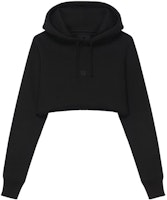 (Women) Givenchy SS23 Black Cropped Pullover Hoodie. BWJ04230S3-001 (Women) Givenchy SS23 Black Cropped Pullover Hoodie. BWJ04230S3-001