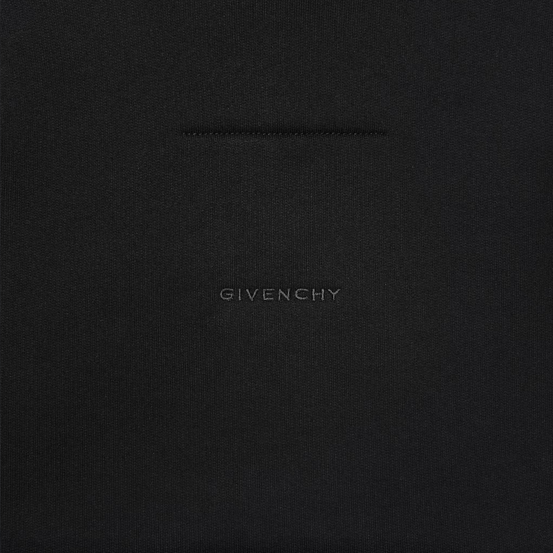 Sizing (W) Sudadera con Capucha Negra Recortada Givenchy SS23. BWJ04230S3-001