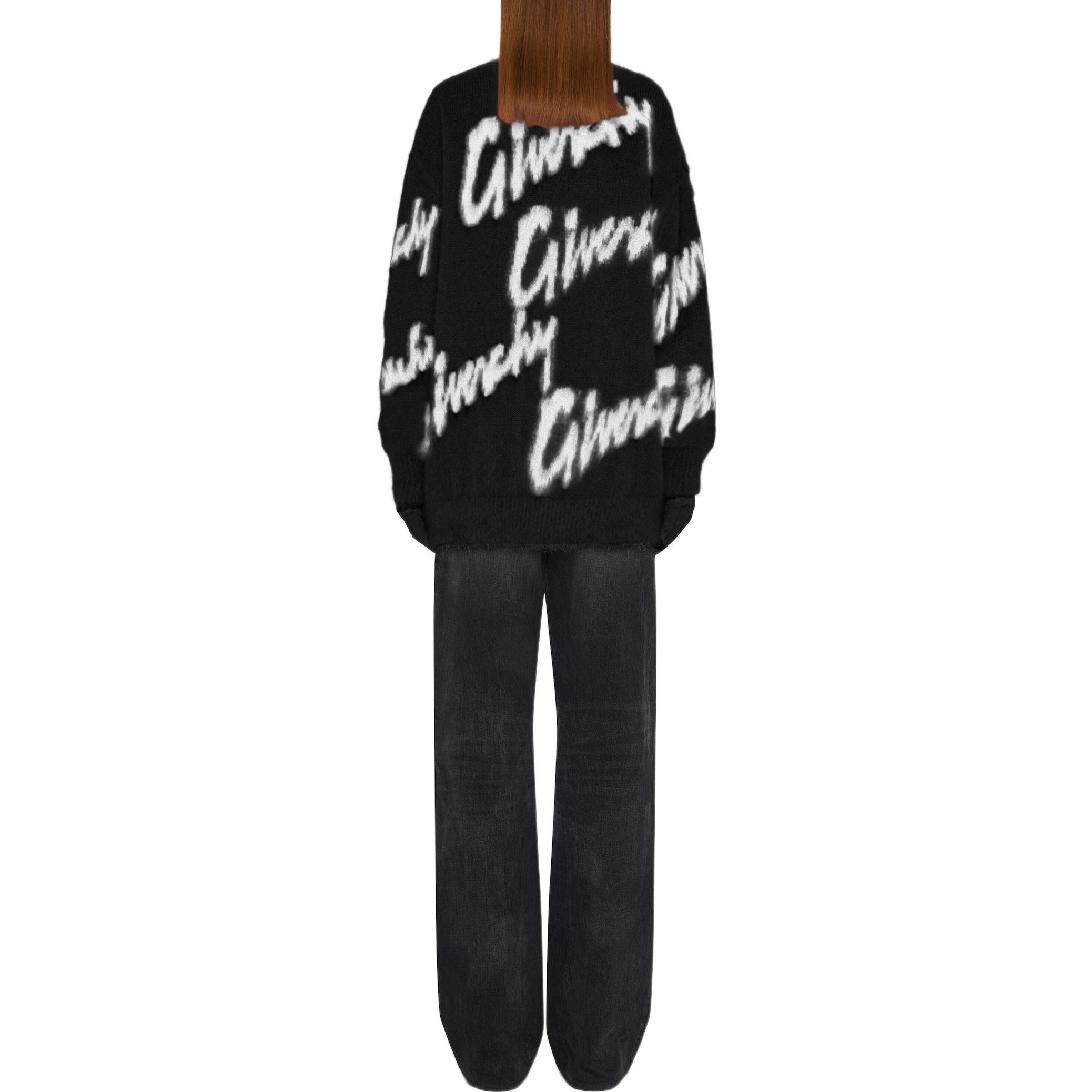 Purchase (W) Cárdigan de Punto con Botones y Logo Negro Givenchy SS23. BW90KY4ZFU-004