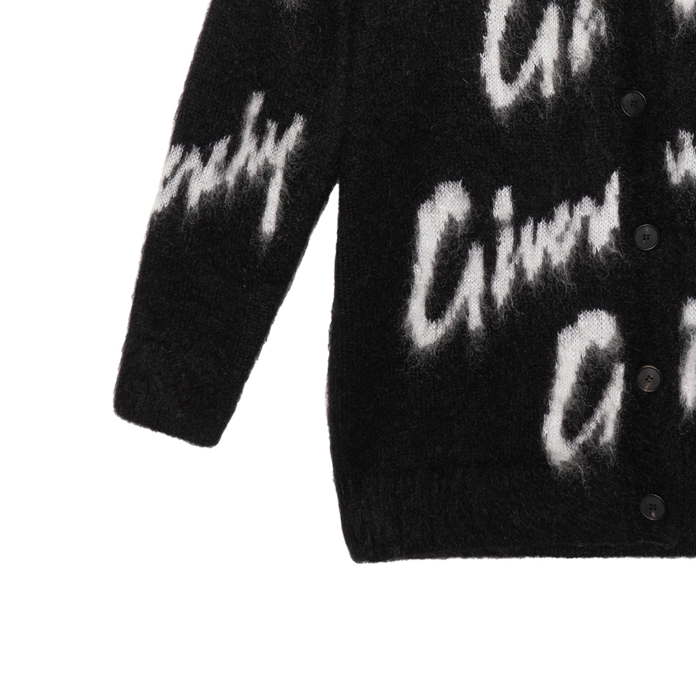 Cheap (W) Cárdigan de Punto con Botones y Logo Negro Givenchy SS23. BW90KY4ZFU-004