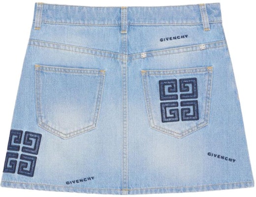 (W) ジバンシィ SS23 ブルー カジュアルスカート 刺繍ロゴ入り. BW40KR5Y5V-452 Lookbook (W) ジバンシィ SS23 ブルー カジュアルスカート 刺繍ロゴ入り. BW40KR5Y5V-452